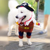 Image of Funny Pirate Suit for your Cat or Dog - Halloween Costume