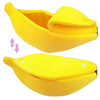 Image of Cute Portable Banana Cat House - Warm Bed for your Pet