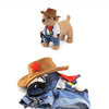 Image of Funny Cowboy Jeans Jumpsuit for your Pet - Halloween Costume