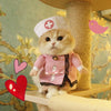 Image of Funny Pet Costumes - Cosplay Suit for Halloween (Nurse & Policeman Uniform)