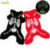 Image of Cool Dinosaur Luminous Clothing - Halloween Jumpsuit For Small Dogs and Cats