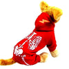 Image of Cool Dinosaur Luminous Clothing - Halloween Jumpsuit For Small Dogs and Cats