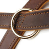 Image of Brown Genuine Leather Dog Harness For Walking and Training for Medium & Large Dogs