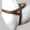 Image of Brown Genuine Leather Dog Harness For Walking and Training for Medium & Large Dogs