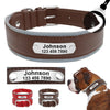 Image of Customized Adjustable Leather Dog Collar For Medium & Large Dogs