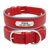 Image of Customized Adjustable Leather Dog Collar For Medium & Large Dogs