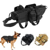 Image of Military Tactical Dog Harness Durable & Comfortable For Training and Running + Accessories