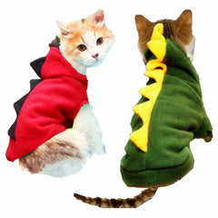 Cute Winter Warm Dragon Suit for Cats and Dogs - Halloween Costume