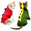 Image of Cute Winter Warm Dragon Suit for Cats and Dogs - Halloween Costume