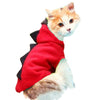 Image of Cute Winter Warm Dragon Suit for Cats and Dogs - Halloween Costume