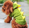 Image of Cute Winter Warm Dragon Suit for Cats and Dogs - Halloween Costume