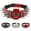 Image of Cool Spiked Studded Leather Dog Collar For Medium & Large Dogs