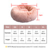 Image of Round Soft Plush Cat Bed for Winter (Cats and Small Dogs)