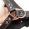 Image of Durable & Adjustable Genuine Leather Harness for Large Dogs