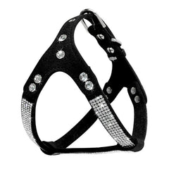 Soft Suede Leather Rhinestone Harness For Small and Medium Dogs