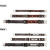 Image of Customized Genuine Leather Dog Collar - Nameplate with Pet's Name and Phone Number