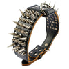 Image of Cool Spiked Studded Leather Dog Collar For Medium & Large Dogs