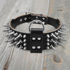 Image of Cool Spiked Studded Leather Dog Collar For Medium & Large Dogs