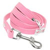 Image of Soft Suede Leather Pet Leash For Cats and Dogs