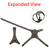 Image of Adjustable Genuine Leather Dog Harness + Walking Leash For Small & Medium Dogs