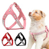 Image of Soft Suede Leather Rhinestone Harness For Small and Medium Dogs