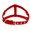 Image of Soft Suede Leather Rhinestone Harness For Small and Medium Dogs