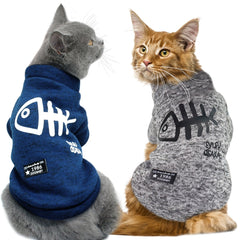 Cute Cat Clothing For Winter - Hoodies For Small Medium Dogs and Cats