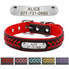 Image of Customized Adjustable Leather Dog Collar For Small, Medium & Large Dogs