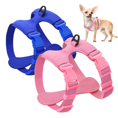 Adjustable Soft Leather Pet Harness For Small Dogs