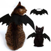 Image of Black Bat Wings Costume for Cats and Small Dogs - Halloween Cosplay Costume