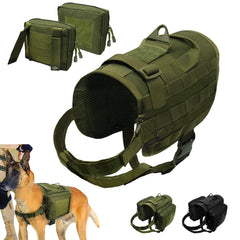 Military Tactical Dog Harness For Medium and Large Dogs